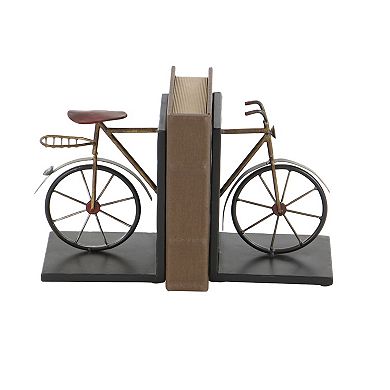Stella & Eve Metal Vintage Bicycle Bookends 2-piece Set
