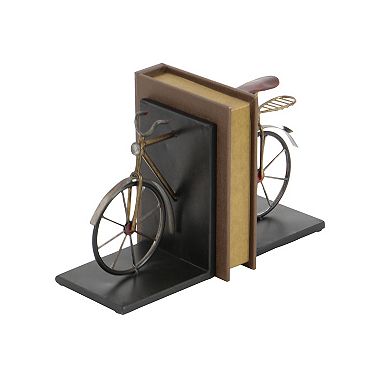 Stella & Eve Metal Vintage Bicycle Bookends 2-piece Set