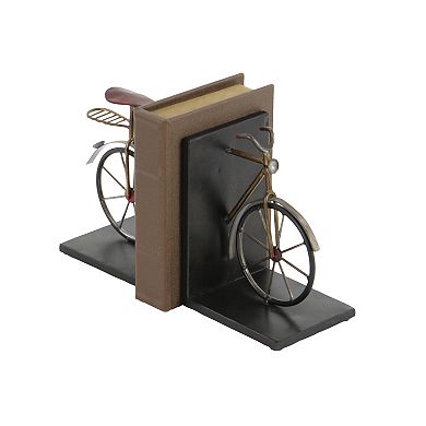 Stella & Eve Metal Vintage Bicycle Bookends 2-piece Set