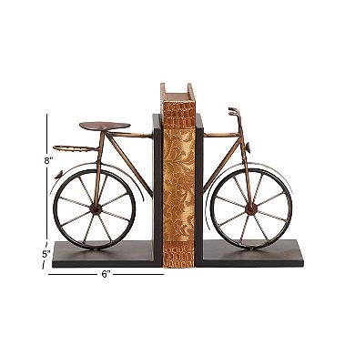 Stella & Eve Metal Vintage Bicycle Bookends 2-piece Set