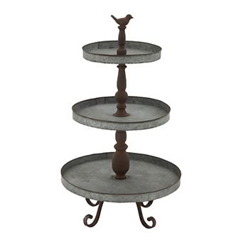Stella & Eve Silver Iron Tiered Server