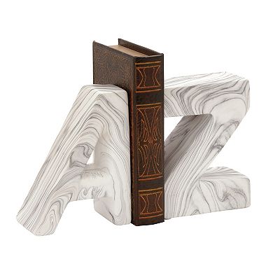 Stella & Eve A to Z Bookends 2-piece Set