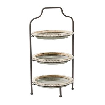 Stella & Eve Grey Iron Tiered Server