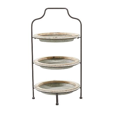 Stella & Eve Grey Iron Tiered Server