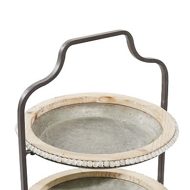 Stella & Eve Grey Iron Tiered Server