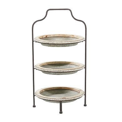 Stella & Eve Grey Iron Tiered Server