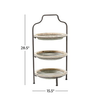 Stella & Eve Grey Iron Tiered Server