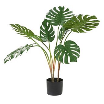 Stella & Eve Artificial Monstera Plant Floor Decor