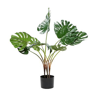 Stella & Eve Artificial Monstera Plant Floor Decor