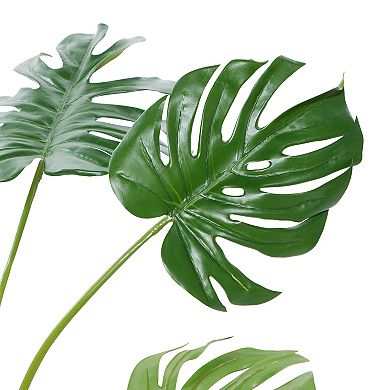 Stella & Eve Artificial Monstera Plant Floor Decor