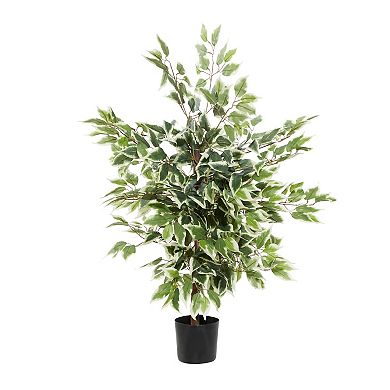 Stella & Eve Artificial Ficus Tree Floor Decor
