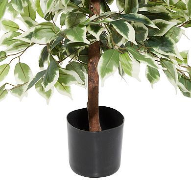 Stella & Eve Artificial Ficus Tree Floor Decor