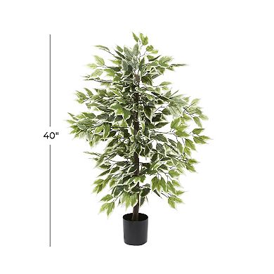 Stella & Eve Artificial Ficus Tree Floor Decor