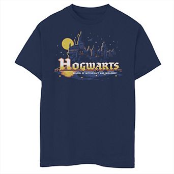 Boys 6-20 Harry Potter Hogwarts Moonlight Portrait Graphic Tee