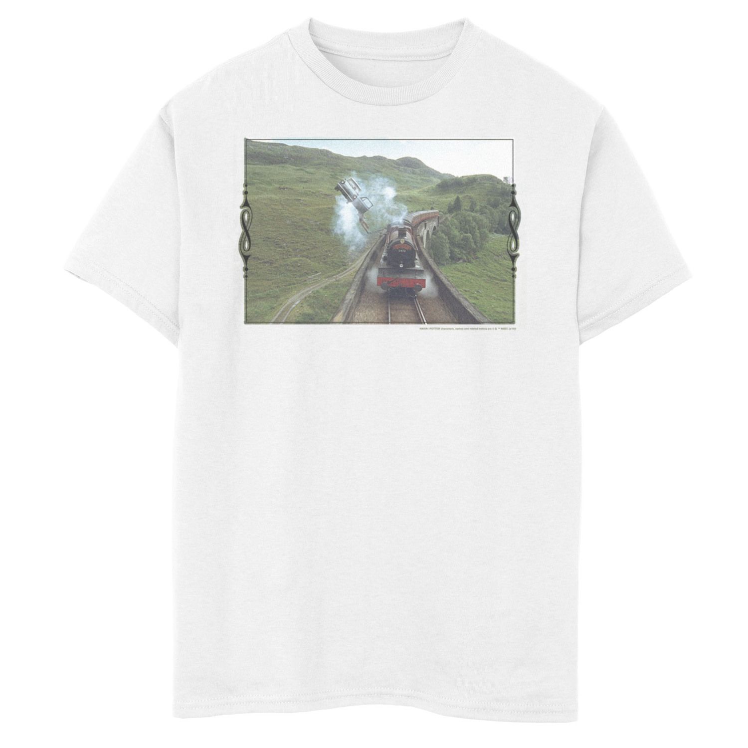 Image for Harry Potter Boys 8-20 Catching The Train Portrait Graphic Tee at Kohl's.