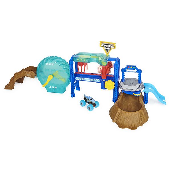 SPIN MASTER MONSTER JAM MEGALODON MONSTER WASH PLAYSET 