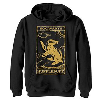 Boys 8-20 Harry Potter Hufflepuff Vintage Poster Graphic Fleece Hoodie