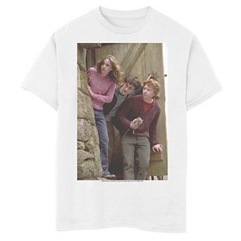 Boys 8-20 Harry Potter Sneaking Around Group Shot Poster Graphic Tee