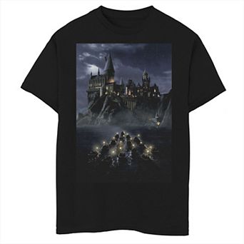 Boys 6-20 Harry Potter Hogwarts Boats Poster Graphic Tee