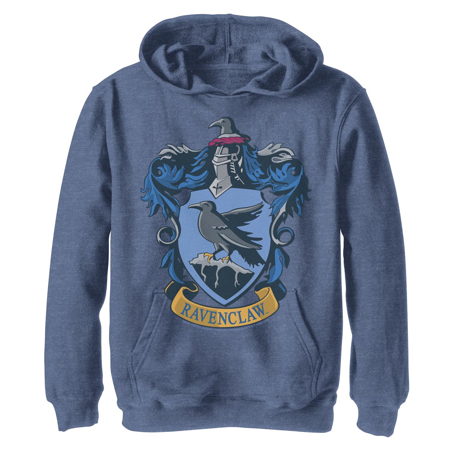 Image for Harry Potter Boys 8-20 Ravenclaw House Crest Graphic Fleece Hoodie at Kohl's.
