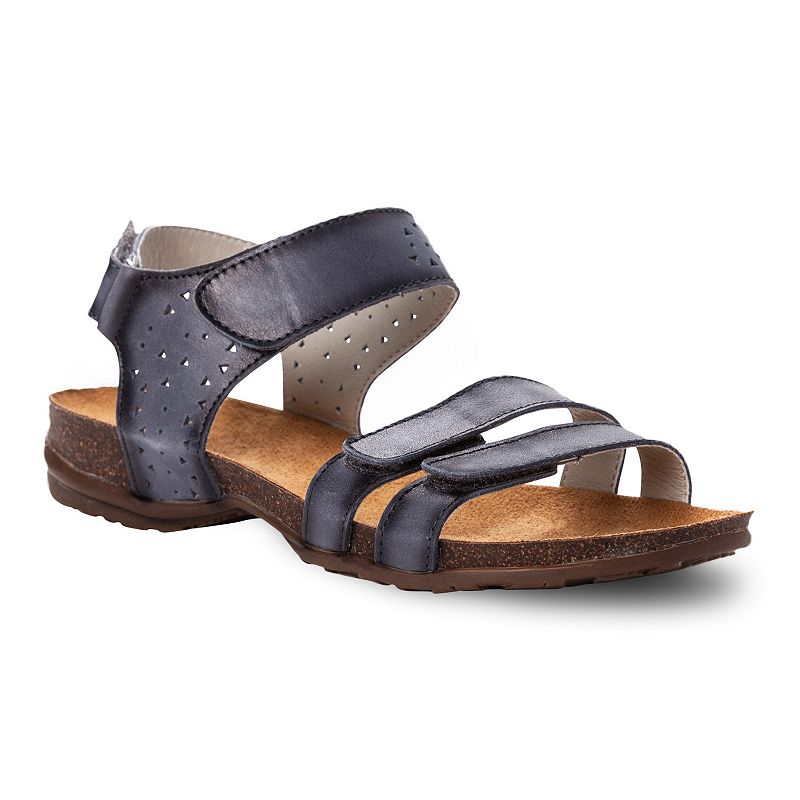 FARRAHXWBLUE Propet Farrah Womens Leather Strappy Sandals, Size sku FARRAHXWBLUE