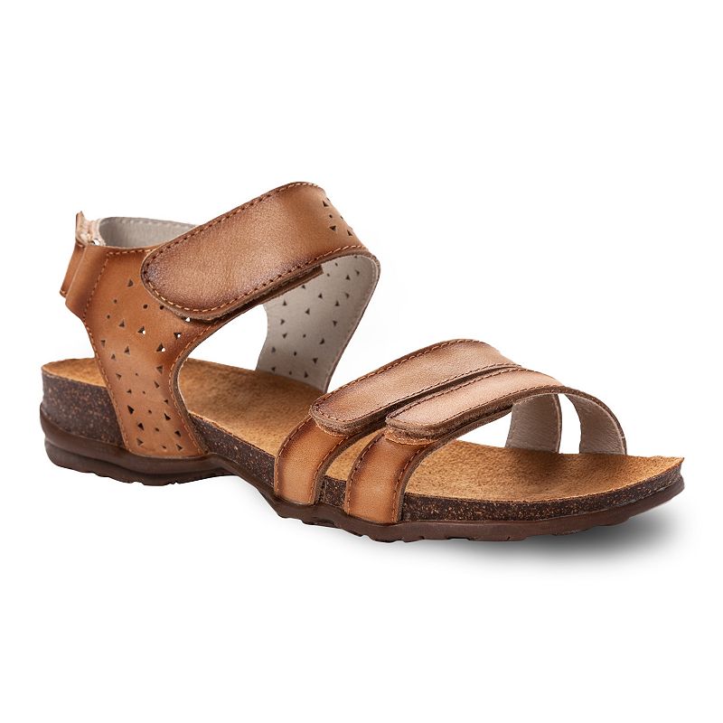 FARRAHXWOYSTER Propet Farrah Womens Leather Strappy Sandals, Size sku FARRAHXWOYSTER