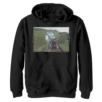 Boys 8-20 Harry Potter Catching The Train Portrait Graphic Fleece Hoodie
