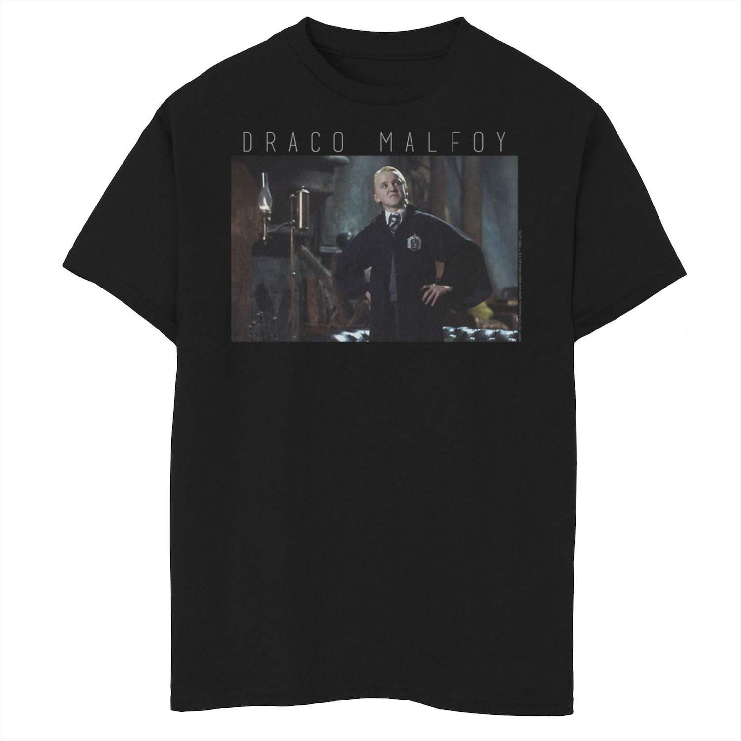 Image for Harry Potter Boys 8-20 Draco Malfoy Text Portrait Graphic Tee at Kohl's.