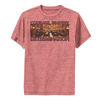 Boys 8-20 Harry Potter Gryffindor Wins Courage Bravery Determination Performance Graphic Tee