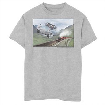 Boys 6-20 Harry Potter Racing The Hogwarts Express Portrait Graphic Tee