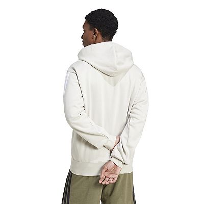 Men's adidas Sportswear Essentials Fleece 3-Stripes Full-Zip Hoodie