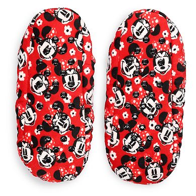 Disney's Minnie Mouse Girls 4-9 Fuzzy Babba Slipper Socks