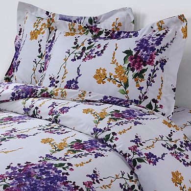 Azores Home Juliette Printed Oversized Duvet Set with Shams