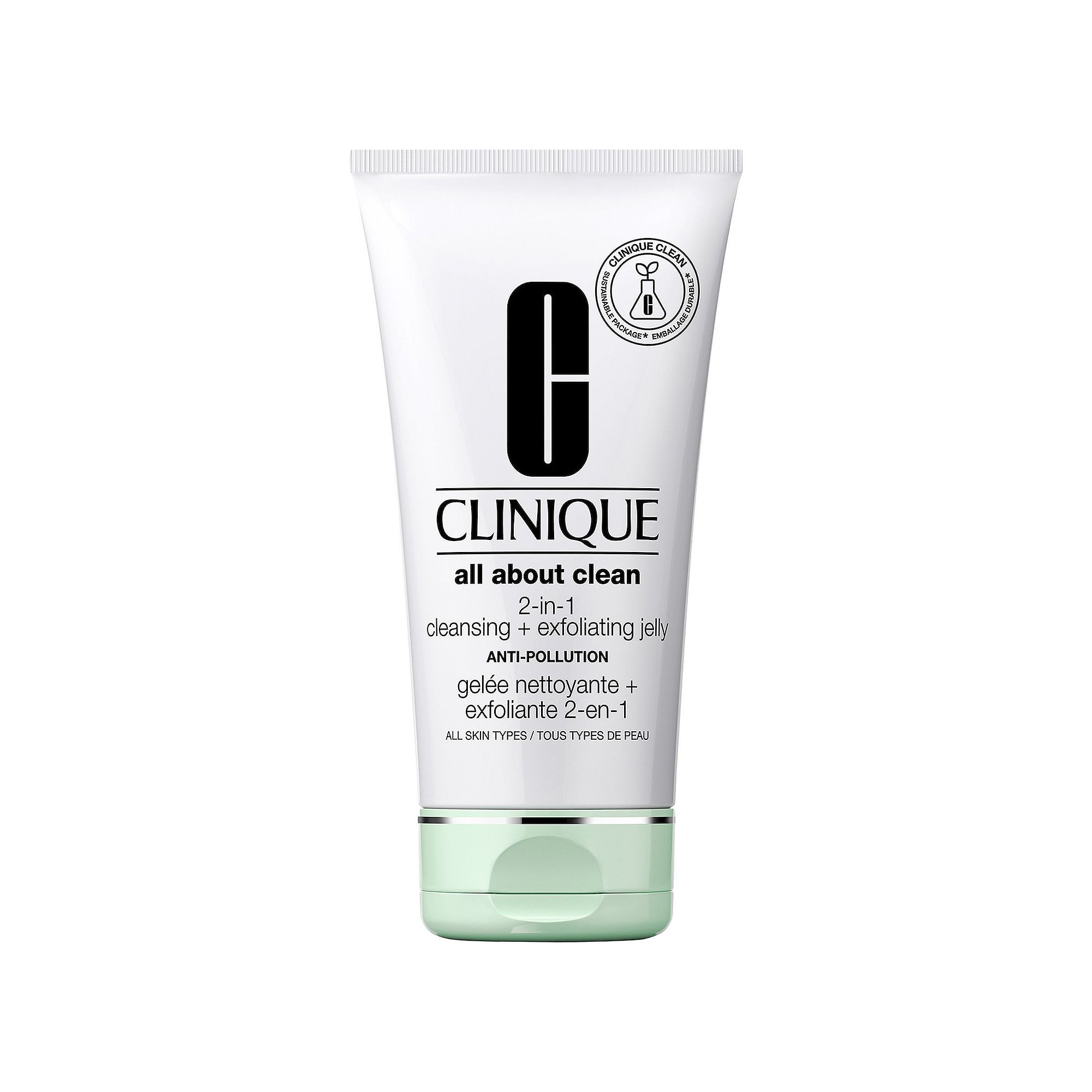 CLINIQUE All About Clean 2-in-1 Cleansing + Exfoliating Jelly, Size: 5 Oz, 