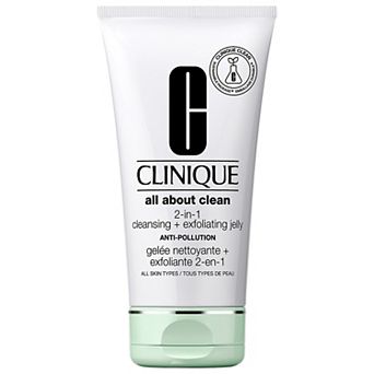 CLINIQUE All About Clean 2-in-1 Cleansing + Exfoliating Jelly Cleanser with Salicylic Acid