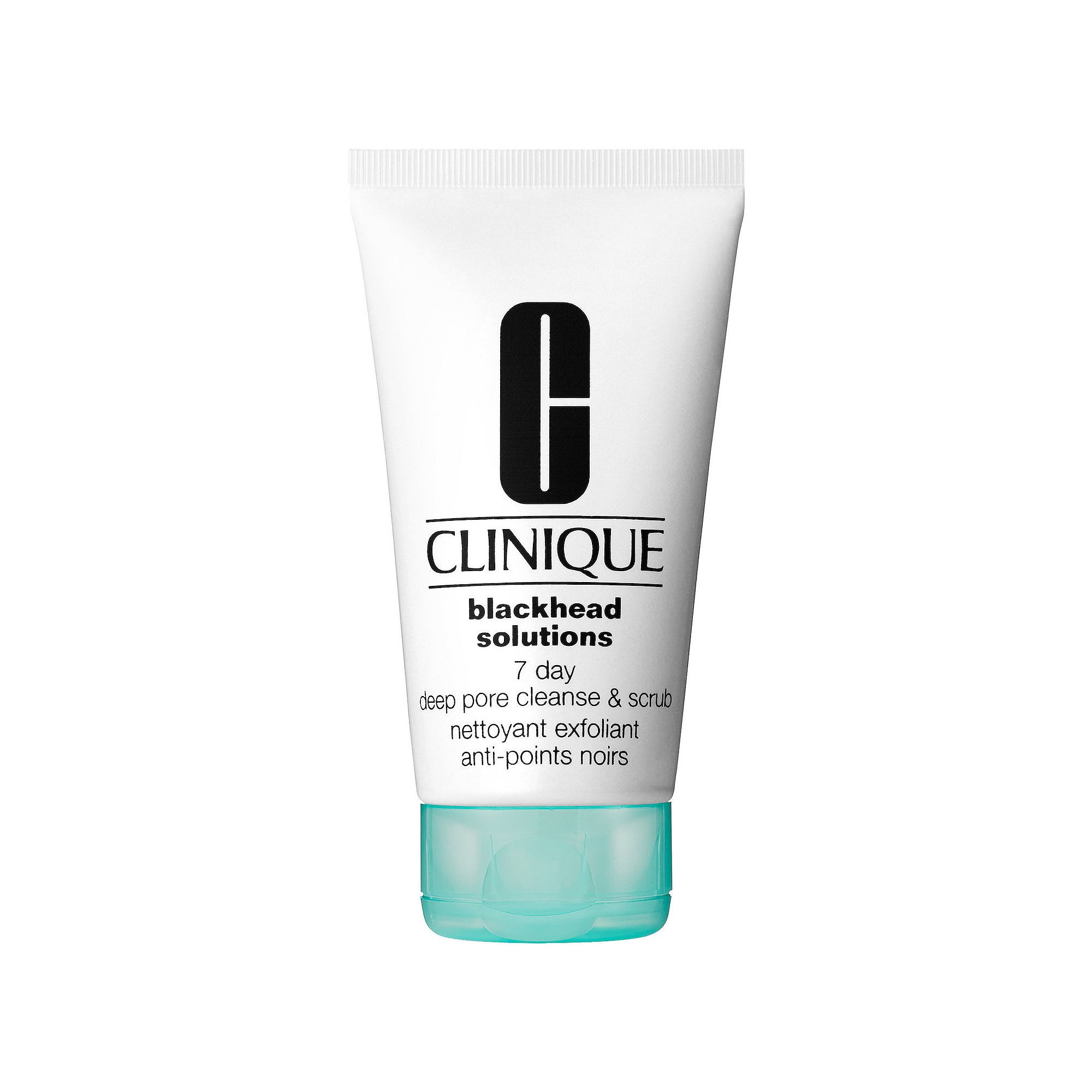 CLINIQUE Blackhead Solutions 7 Day Deep Pore Cleanse & Face Scrub, Size: 4.