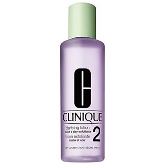 CLINIQUE Clarifying Face Lotion 2 Liquid Exfoliator for Dry Combination Skin