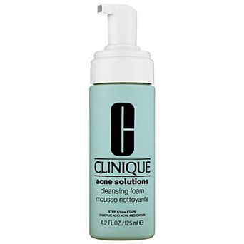 CLINIQUE Acne Solutions Cleansing Foam Face Wash with 2% Salicylic Acid
