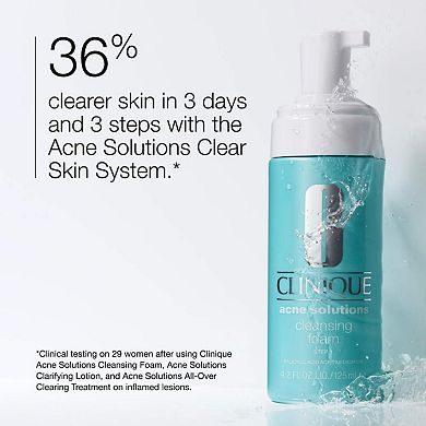 Acne Solutions Cleansing Foam Face Wash with 2% Salicylic Acid