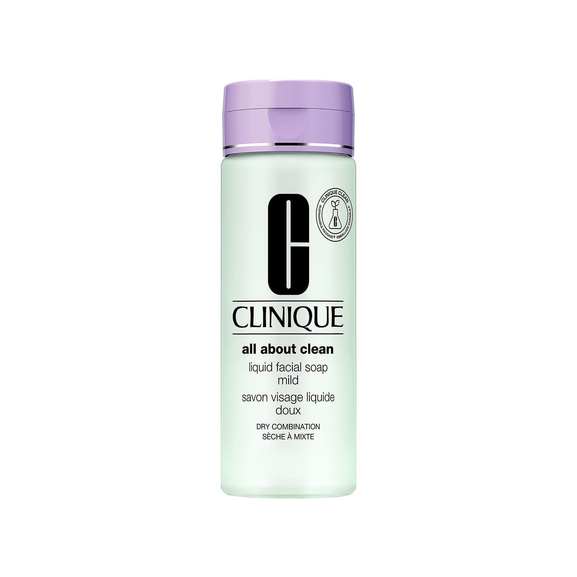CLINIQUE All About Clean Liquid Facial Soap Gentle Cleanser, Size: 6.7 FL O