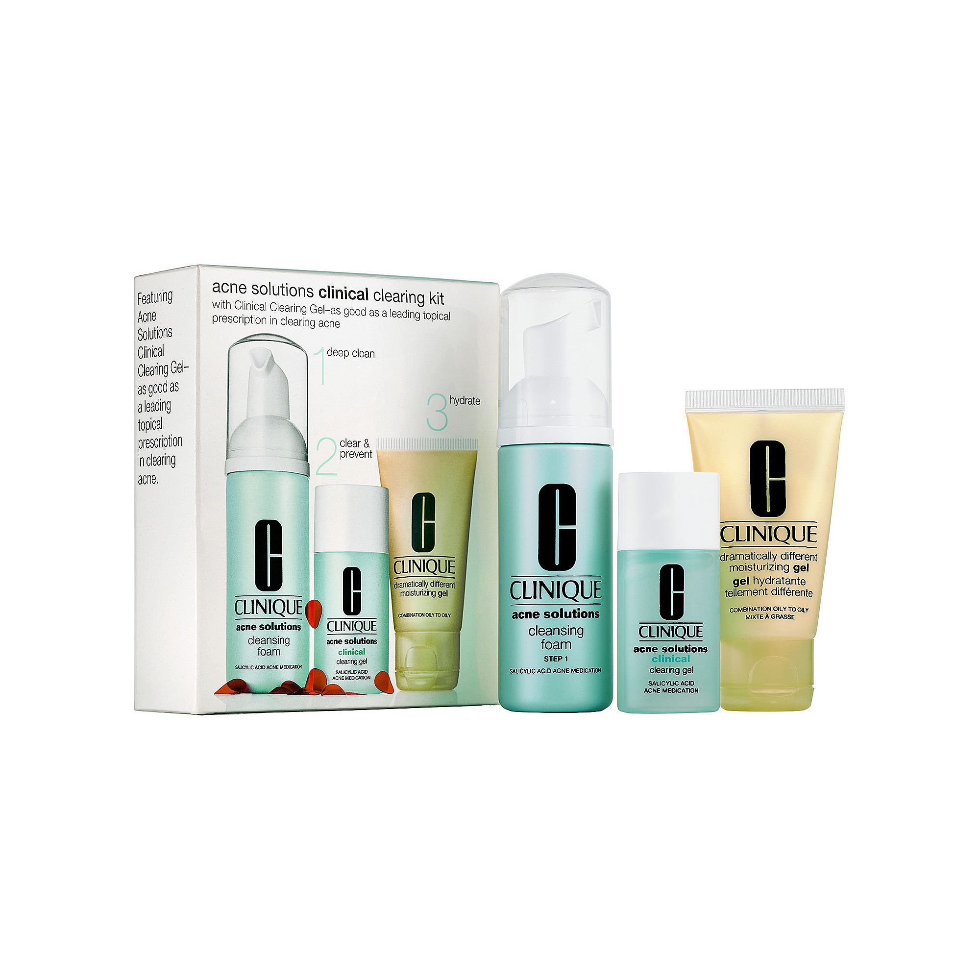 CLINIQUE Acne Solutions Clinical Clearing Kit, None