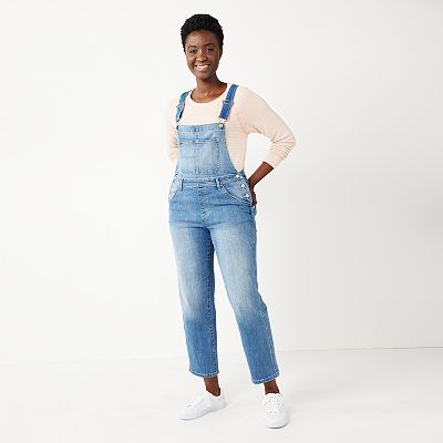 Women's denim overall fashion pants