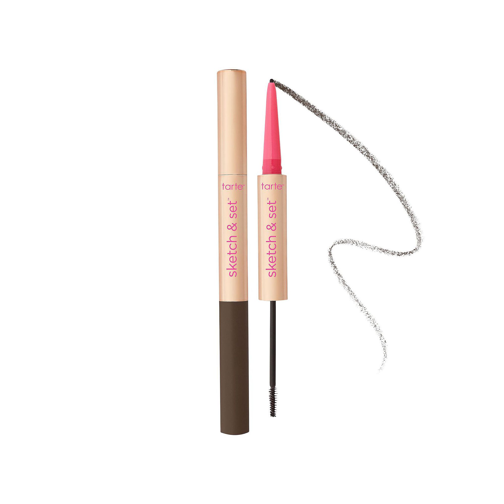 tarte Sketch & Set Brow Pencil and Tinted Gel, Black Brown