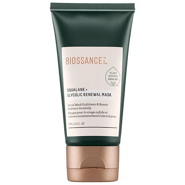 Biossance Squalene + Glycolic Renewal Mask Full-Size deals + Travel Size X3 $122