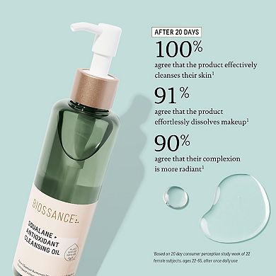 Squalane + Antioxidant Makeup Removing Cleansing Oil