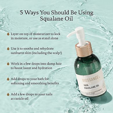 100% Sugarcane Squalane Oil