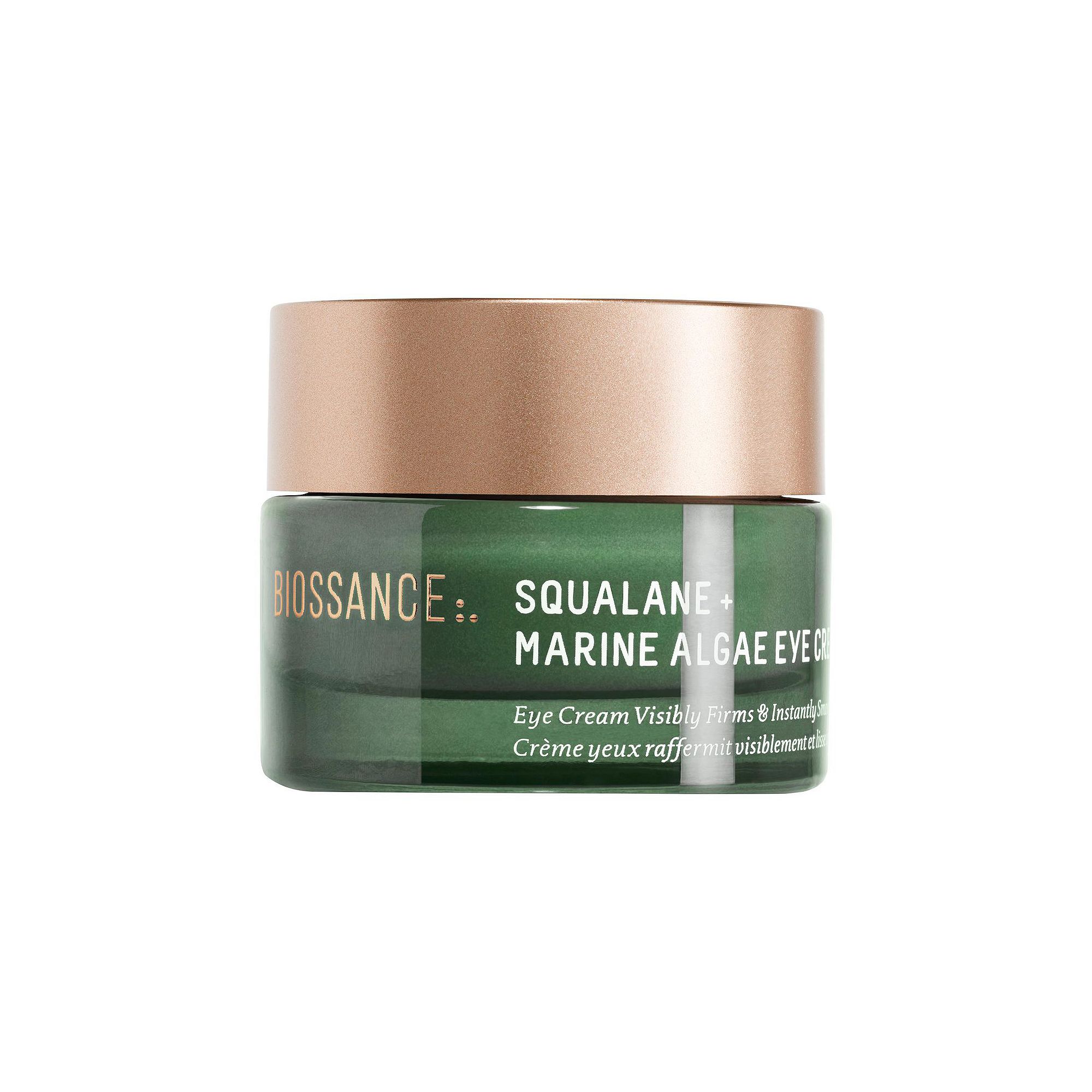 Biossance Marine Algae Eye Cream for Fine Lines & Dark Circles + Squalane, 