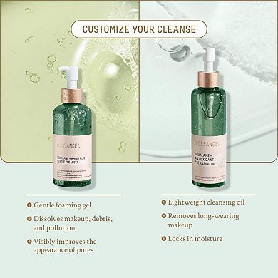 Amino Aloe Gentle Pore-Minimizing Cleanser + Squalane