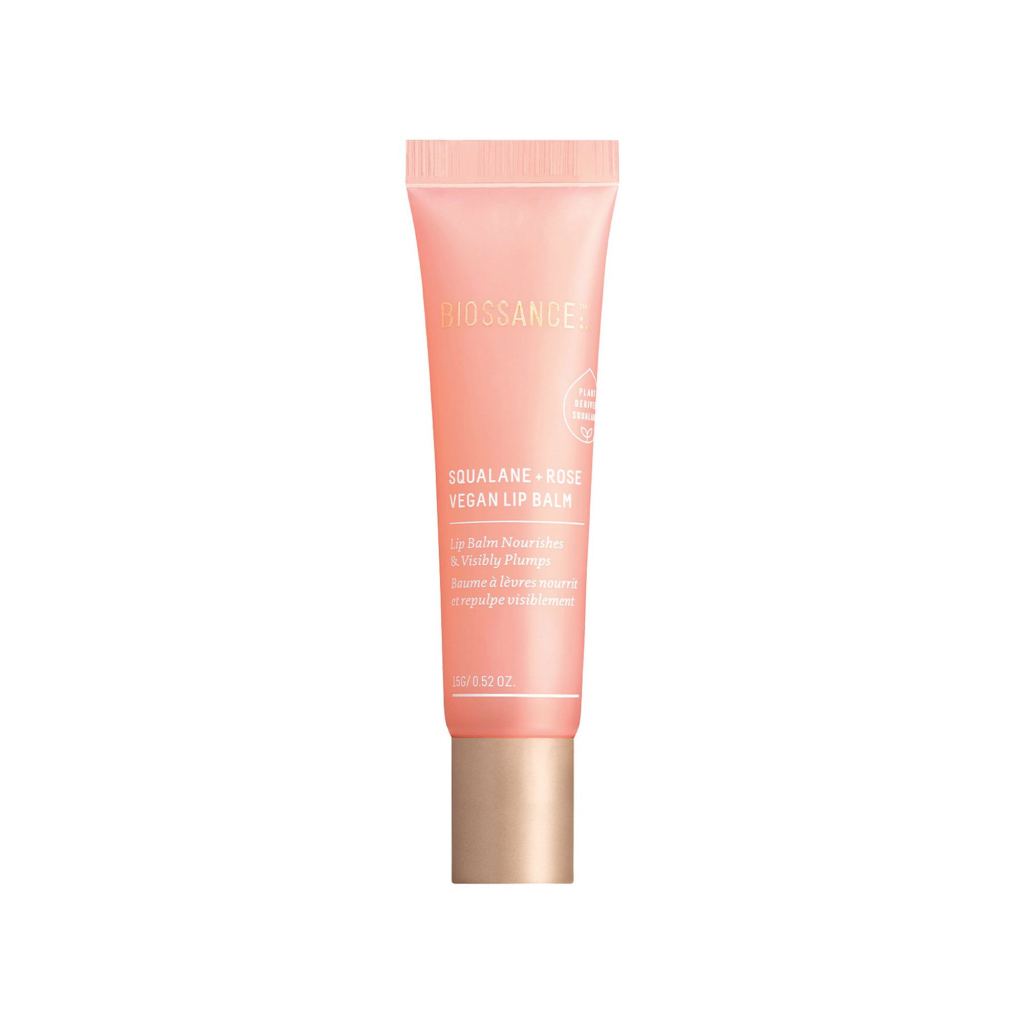 Biossance Squalane+ Rose Vegan Lip Balm, Size: 0.5 FL Oz, None