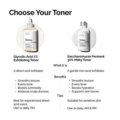 Mini Glycolic Acid 7% Exfoliating and Brightening Daily Toner